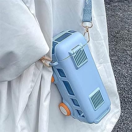 School Van Water Bottle, Summer Cute Bus Water Bottle with Strap, Toy Car Water Bottles for School Outdoor Travel, Leakproof Bus Shape Kids Small Car Straw Kettle, Portable Water Bottle for Kids, 500ml Kids Water Bottles with Straw and Shoulder Strap School Van Water Bottle, Summer Cute Bus Water Bottle with Strap, Toy Car Water Bottles for School Outdoor Travel, Leakproof Bus Shape Kids Small Car Straw Kettle, Portable Water Bottle for Kids, 500ml Kids Water Bottles with Straw and Shoulder Strap